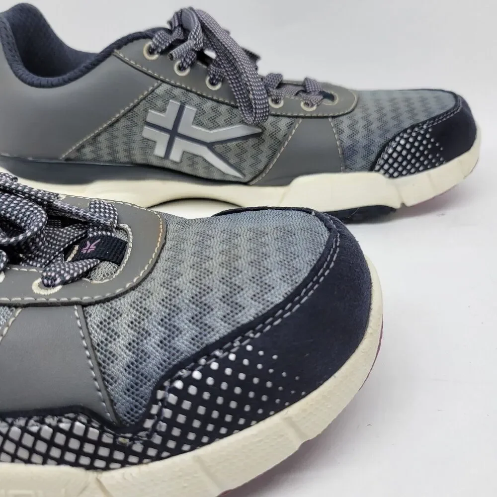 KURU Quantum Athletic Shoes Womens 10.5 EU 42 Gray Comfort Lace Up Sneakers